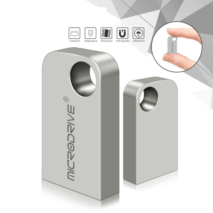 MicroDrive 16GB USB 2.0 迷你半圓金屬U盤