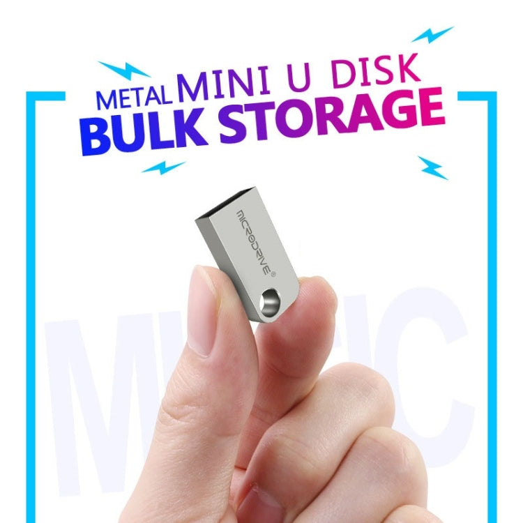 MicroDrive 64GB USB 2.0 迷你半圓金屬U盤