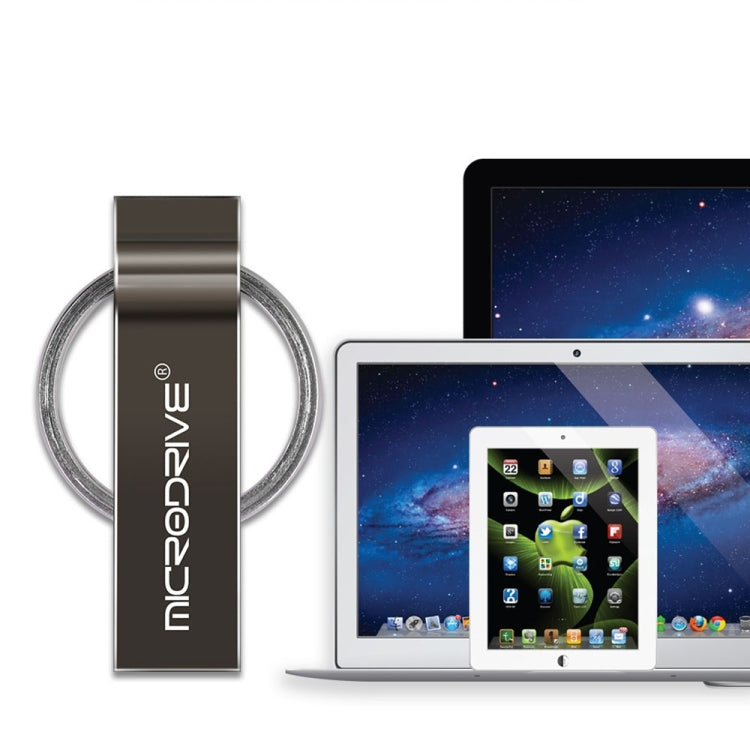 MicroDrive 8GB USB 2.0 金屬鑰匙扣U盤