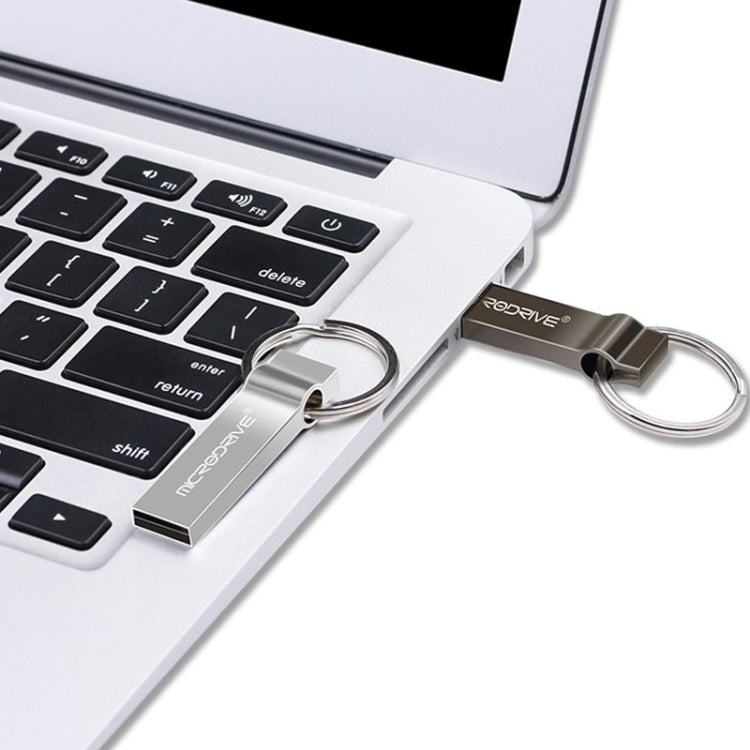 MicroDrive 128GB USB 2.0 金屬鑰匙扣U盤
