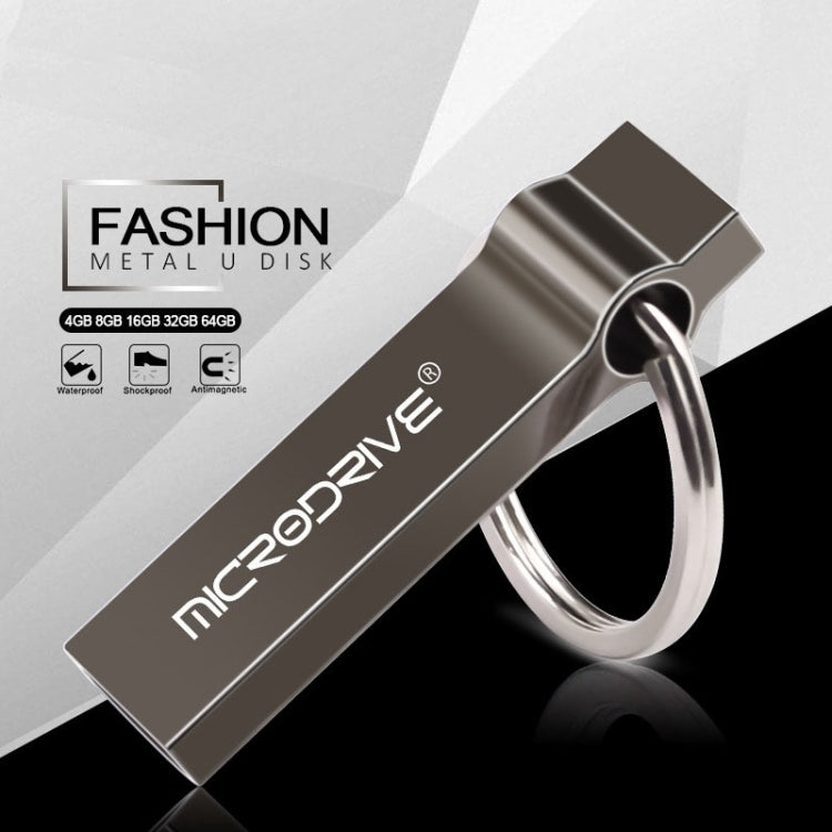 MicroDrive 128GB USB 2.0 金屬鑰匙扣U盤