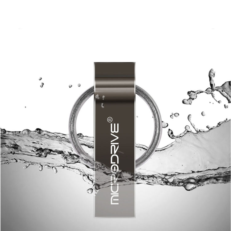 MicroDrive 128GB USB 2.0 金屬鑰匙扣U盤
