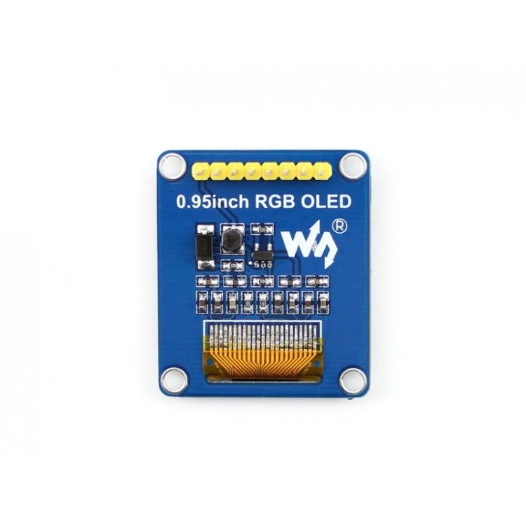 Waveshare 0.95英寸RGB OLED ，SPI接口，直垂直針頭10514