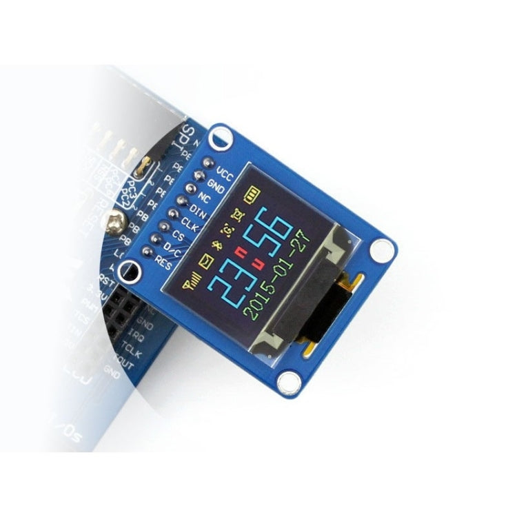 Waveshare 0.95英寸RGB OLED ，SPI接口，直垂直針頭10514