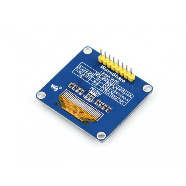 Waveshare 1.3英寸128*64 OLED ，SPI/I2C接口，直垂直針頭10451