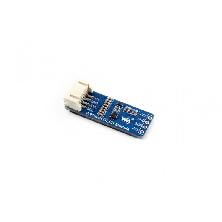 Waveshare 0.91英寸OLED显示模塊，128x32像素，I2C接口 14657