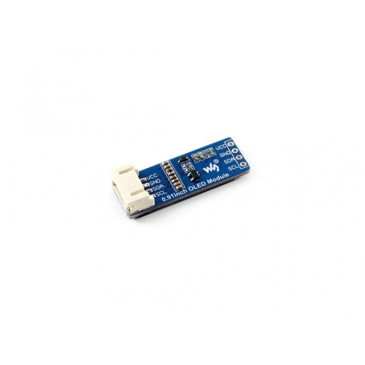 Waveshare 0.91英寸OLED显示模塊，128x32像素，I2C接口 14657