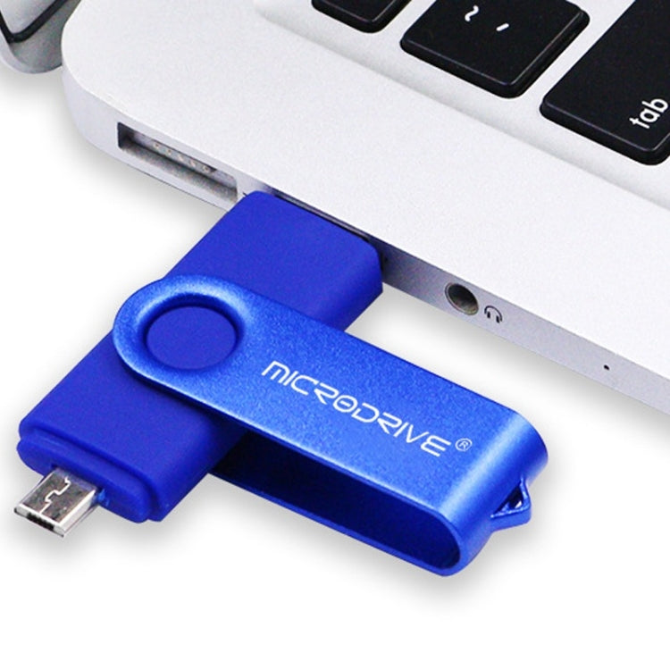 MicroDrive 32GB USB 2.0 手機電腦兩用旋轉OTG金屬U盤