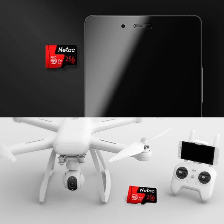 Netac朗科 P500 PRO 256GB U3速度級別 行車記錄儀監控攝像機相機內存卡TF卡