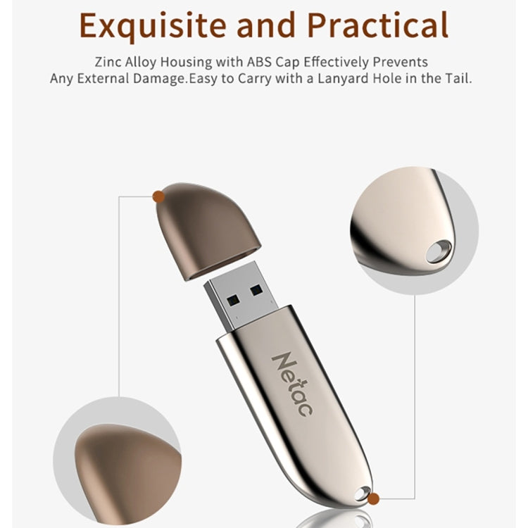 Netac朗科 U352 64GB USB3.0高速銳刀USB閃存盤U盤