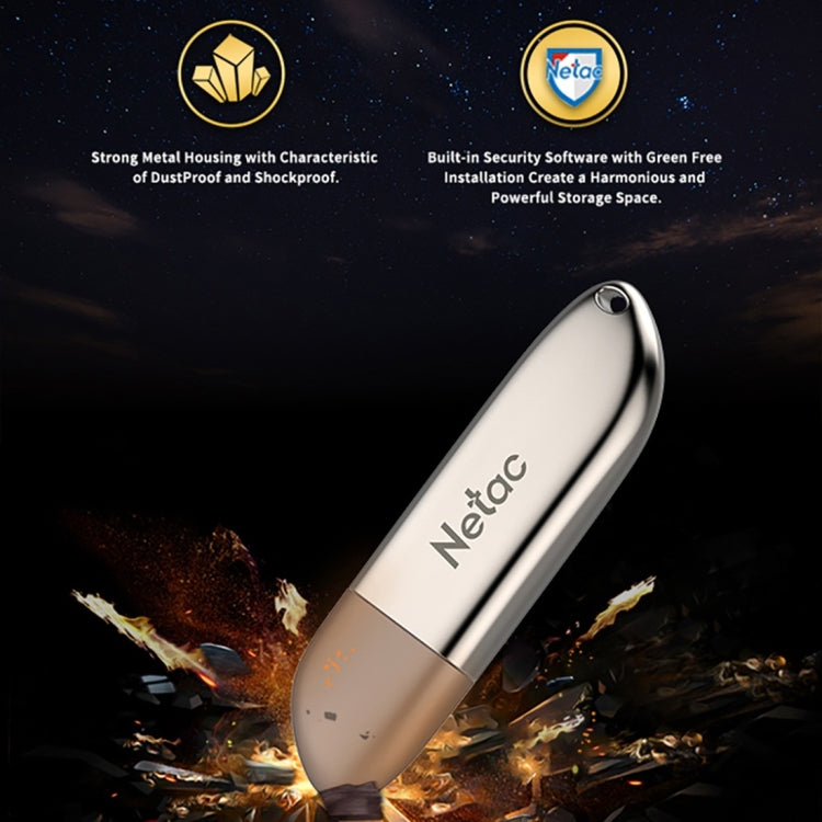 Netac朗科 U352 128GB USB3.0高速銳刀USB閃存盤U盤