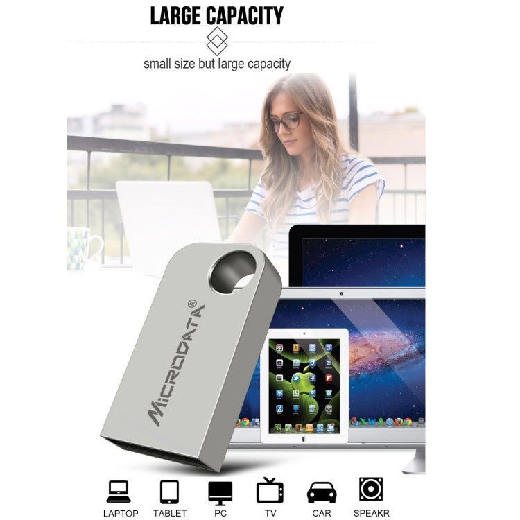 Microdata 16GB USB2.0迷你金屬U盤
