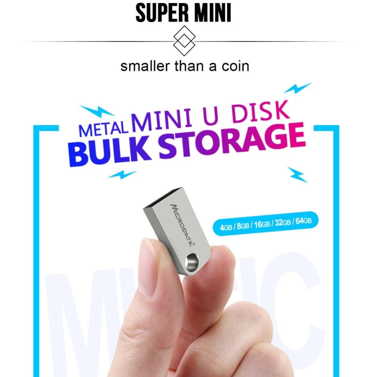 Microdata 16GB USB2.0迷你金屬U盤