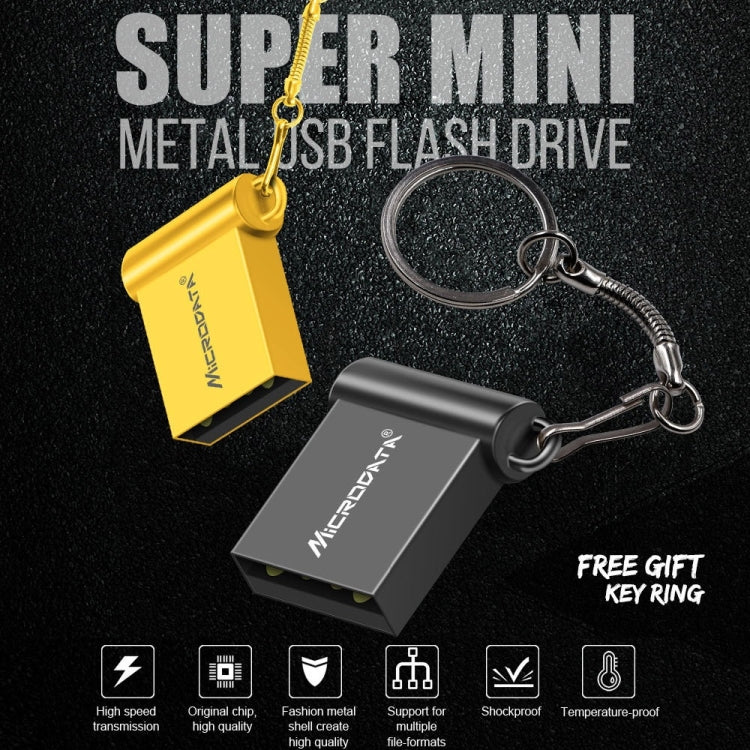 MiCRODATA 16GB USB2.0電腦汽車兩用迷你U盤