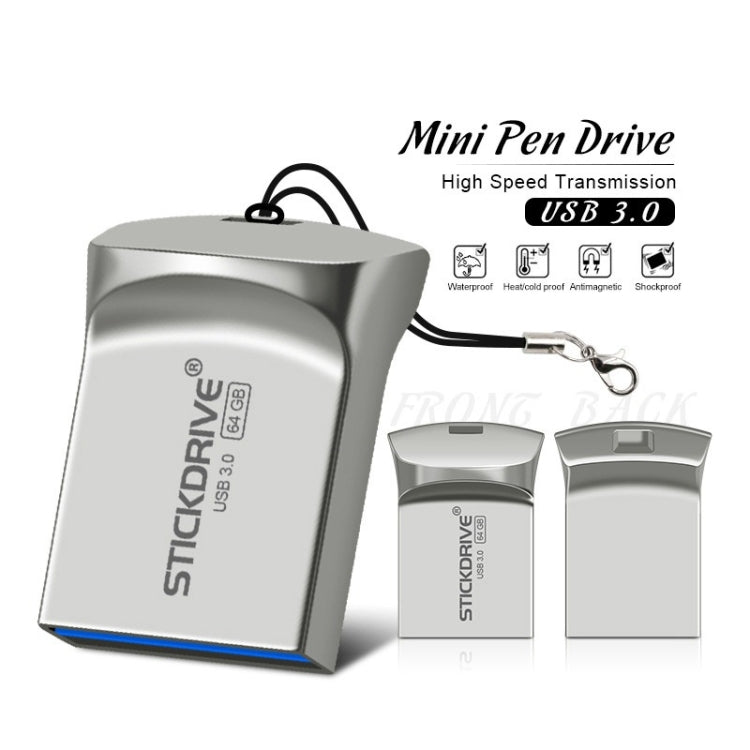 STICKDRIVE 128GB USB 3.0高速創意金屬U盤