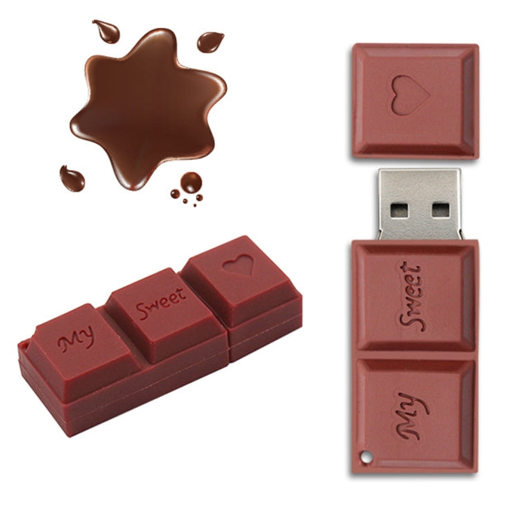 MicroDrive 128GB USB2.0創意單排巧克力U盤