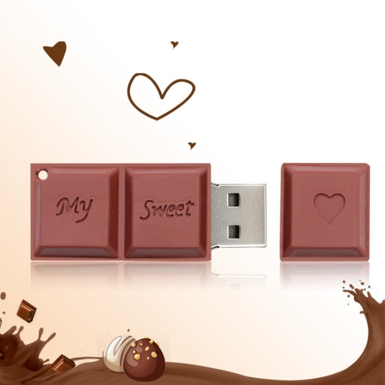 MicroDrive 128GB USB2.0創意單排巧克力U盤