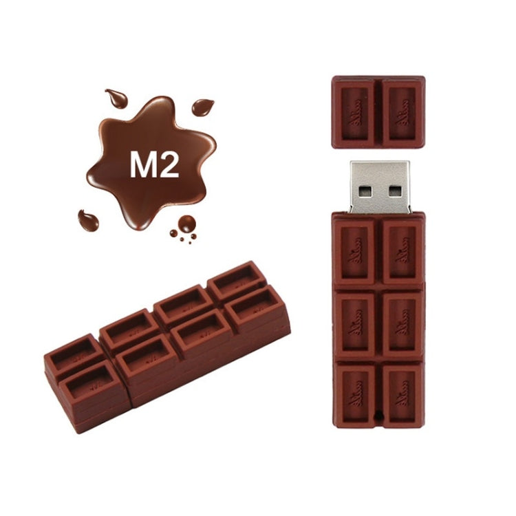 MicroDrive 128GB USB2.0創意雙排巧克力U盤