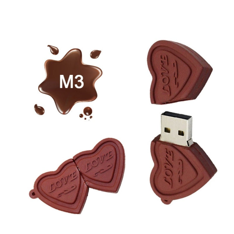 MicroDrive 32GB USB2.0創意愛心巧克力U盤