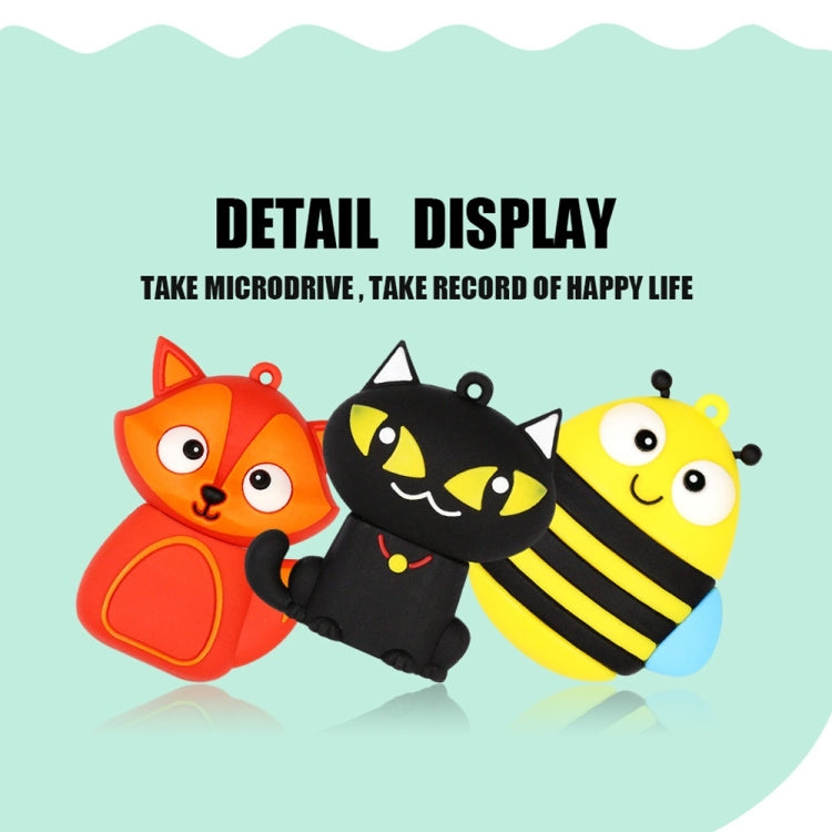 MicroDrive 4GB USB2.0創意可愛狐狸U盤