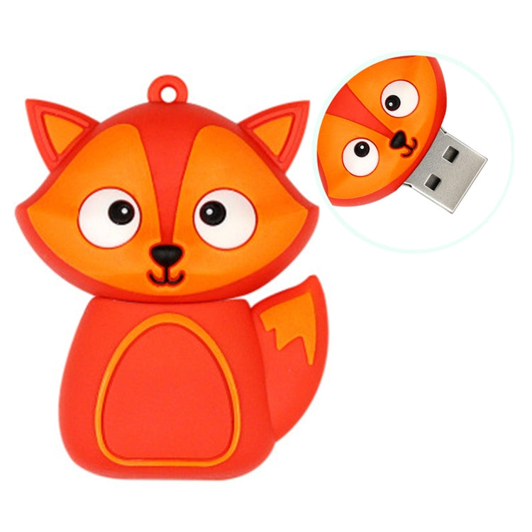 MicroDrive 128GB USB2.0創意可愛狐狸U盤