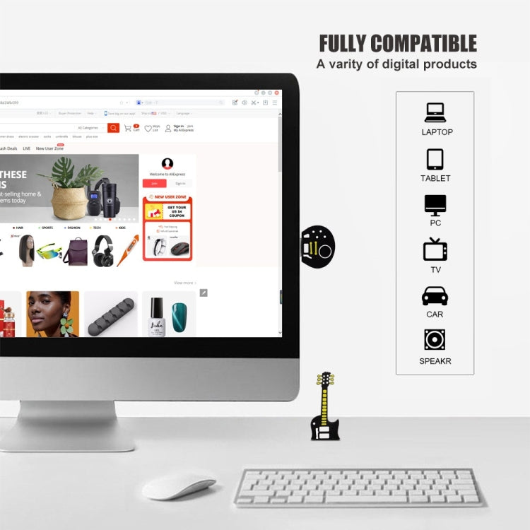 MicroDrive 32GB USB2.0黃色吉他U盤