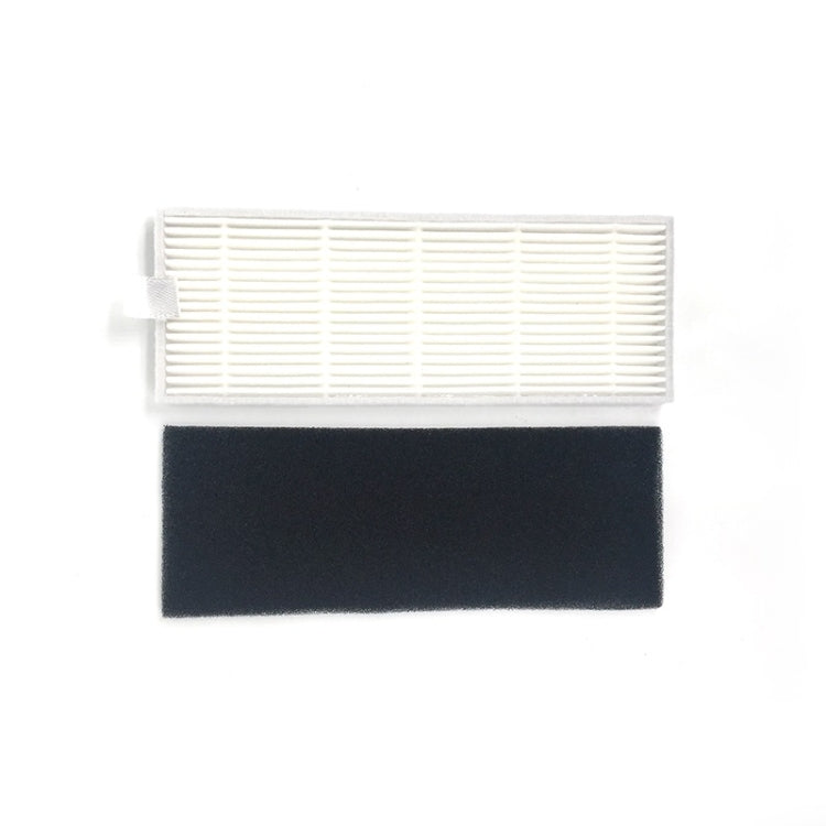 XI299適用於ILIFE A4邊刷K614*2+抹布K636*2+濾網I207*2+初效級過濾網I205+主刷I202