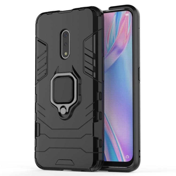 適用於OPPO K3 指環鋼鐵俠PC + TPU防震保護套