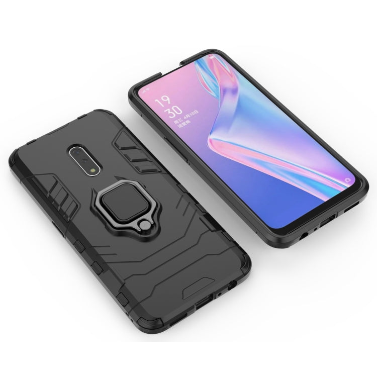 適用於OPPO K3 指環鋼鐵俠PC + TPU防震保護套