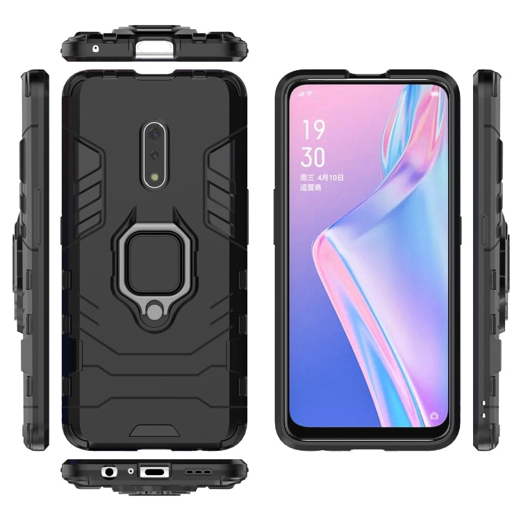適用於OPPO K3 指環鋼鐵俠PC + TPU防震保護套