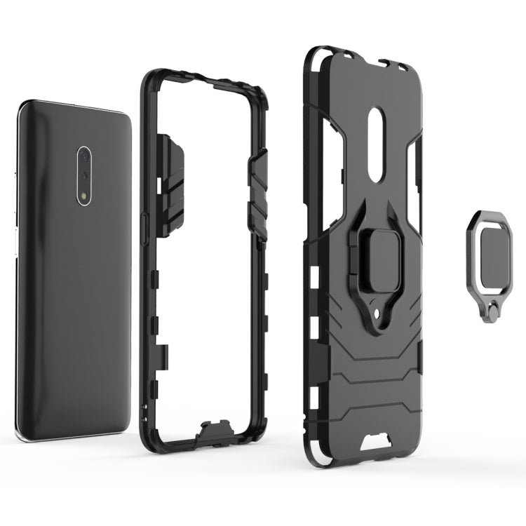 適用於OPPO K3 指環鋼鐵俠PC + TPU防震保護套