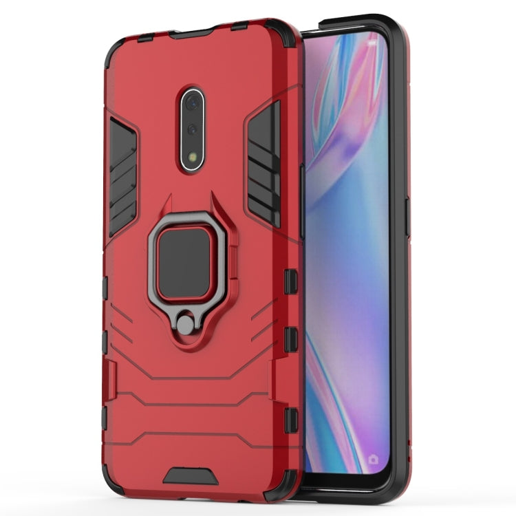 適用於OPPO K3 指環鋼鐵俠PC + TPU防震保護套