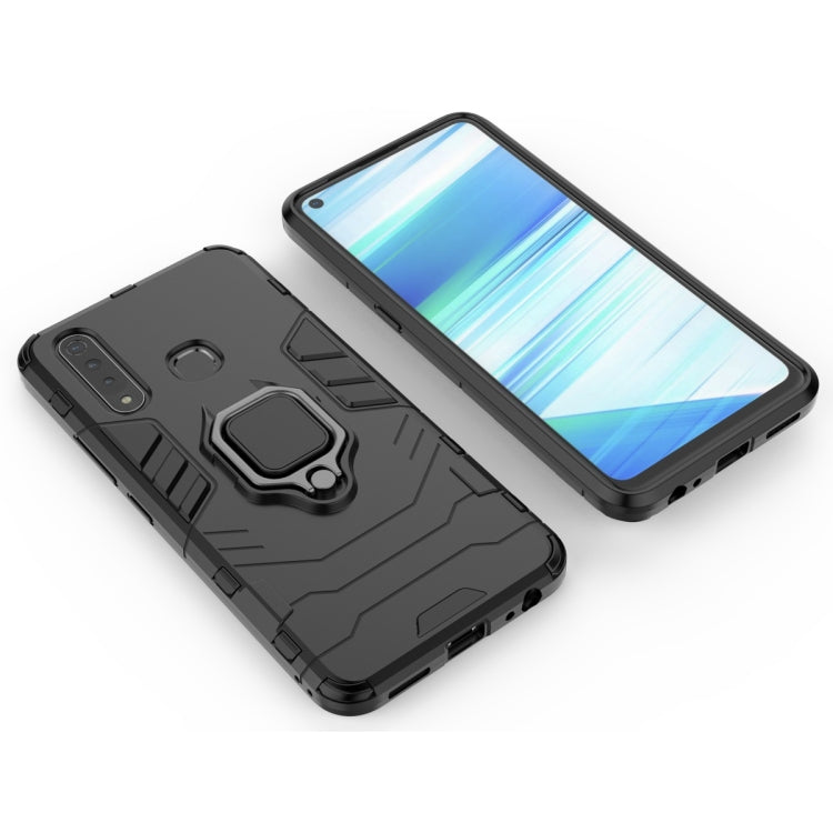 適用於VIVO Z5X 指環鋼鐵俠PC + TPU防震保護套