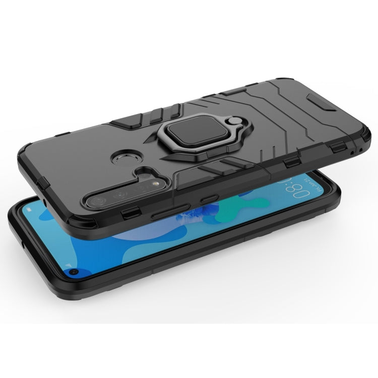 適用於華為P20 LITE nova5i的指環鋼鐵俠PC +TPU防震保護套