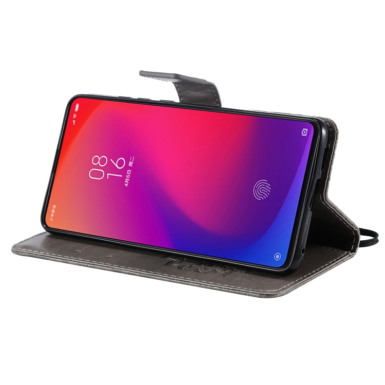 適用於小米9T / 小米9T PRO / 紅米K20 / K20PRO 壓花太陽花圖案左右開皮套, 帶支架&卡槽&錢夾&掛繩