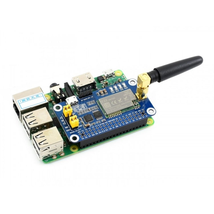 Waveshare 用於Raspberry Pi的SX1268 LoRa HAT，433MHz頻段，適用於歐洲，亞洲，非洲 16804, 433MHz