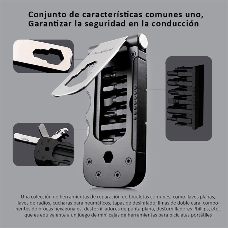 Nextool 多功能自行車工具迷你袖珍自行車工具箱戶外扳手維修工具磁套