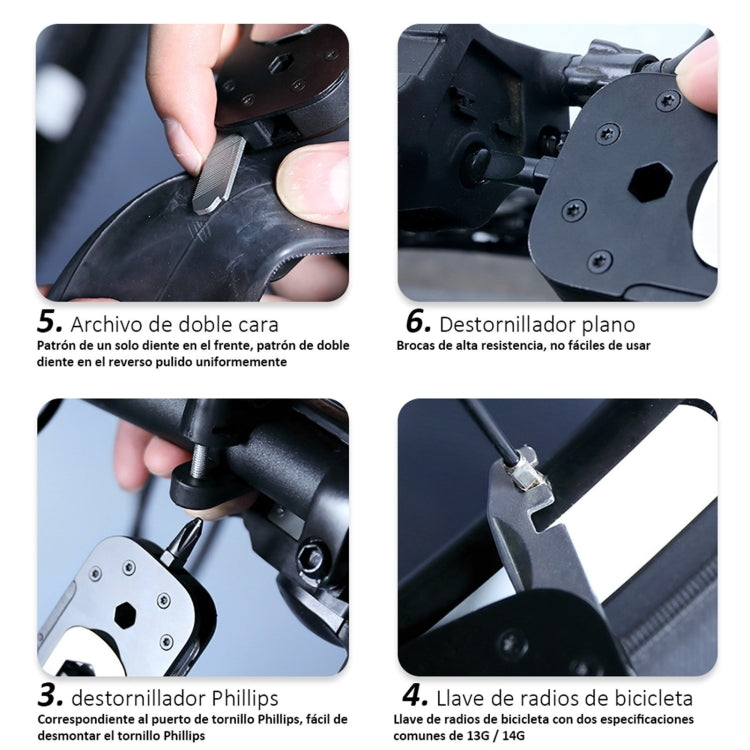 Nextool 多功能自行車工具迷你袖珍自行車工具箱戶外扳手維修工具磁套