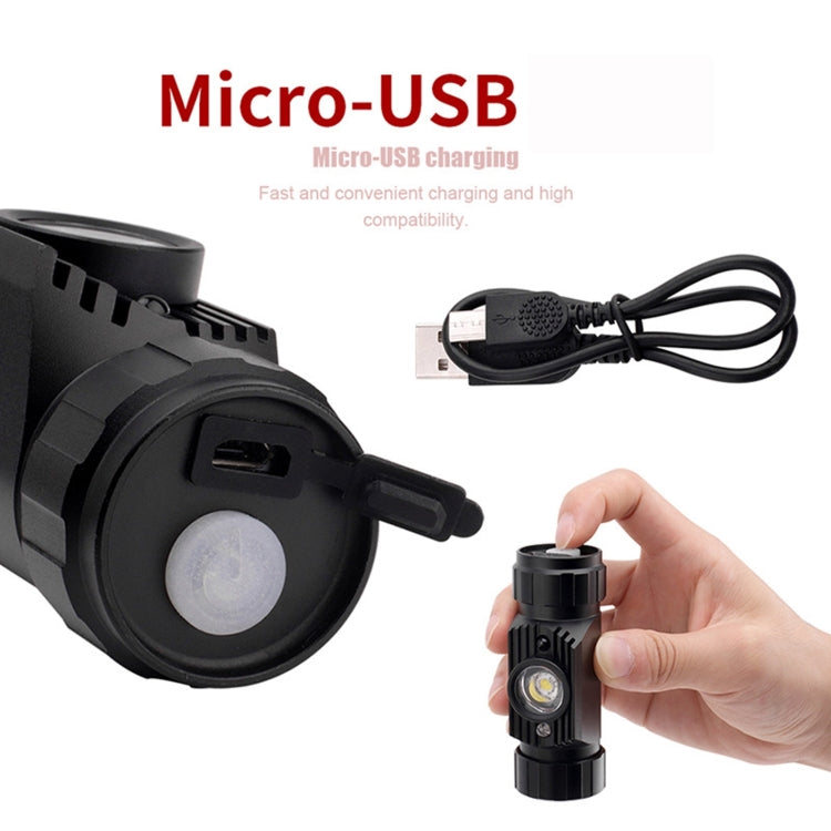 LED Induction Headlight USB Charging Outdoor Waterproof Strong Light Fishing Aluminum Flashlight Headlight