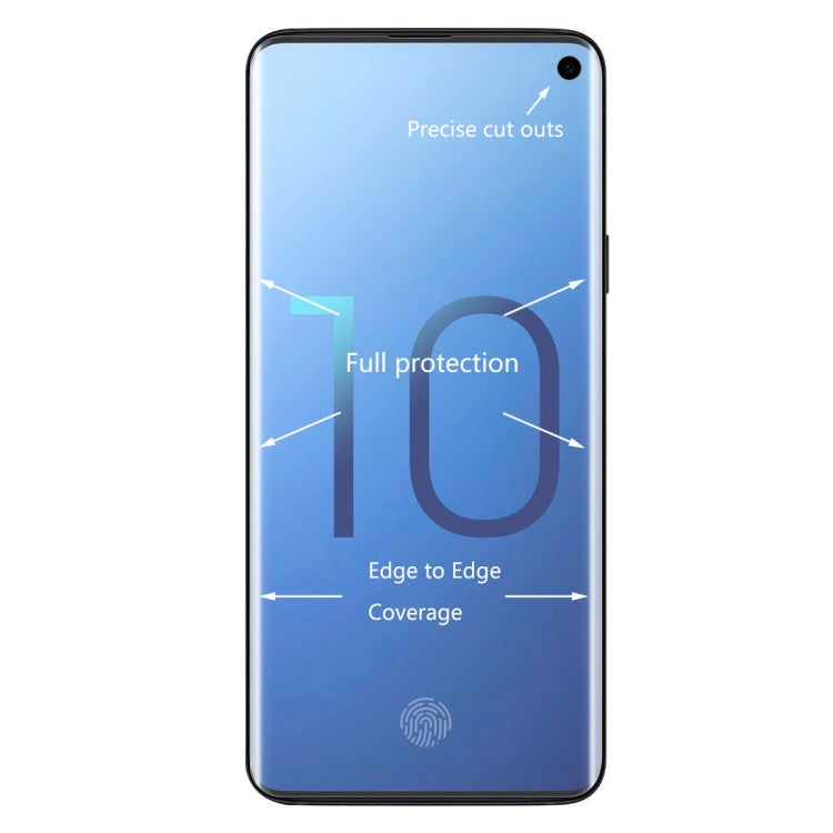 恩凱 草帽王子 適用於三星 Galaxy S10 3D全屏PET曲面熱彎高清屏幕保護膜