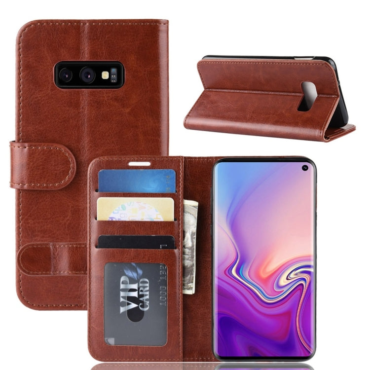 適用於Galaxy S10e R64紋理水平翻蓋皮套