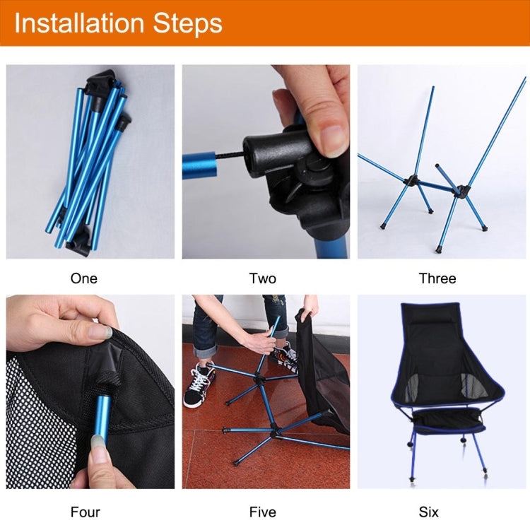 迷彩色戶外摺疊野營椅子輕便釣魚沙灘椅航空鋁合金靠背躺椅 , Camouflage Folding Chair (blue), Camouflage Folding Chair (green), Camouflage Folding Chair (orange)