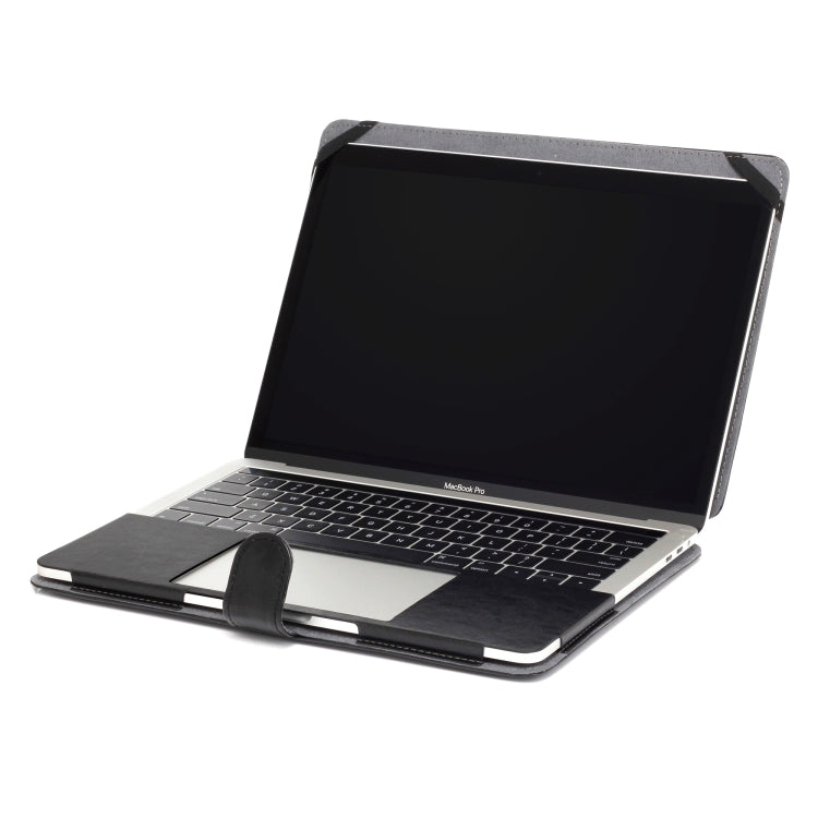 適用於Macbook Pro 13.3 inch A1989  筆記本瘋馬紋左右開PU皮套
