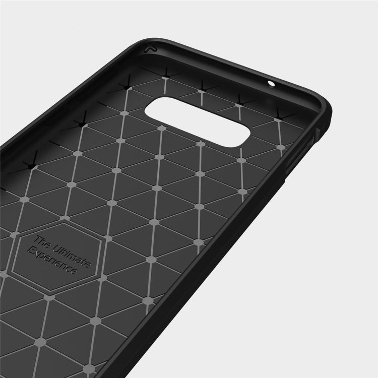 適用於三星S10e拉絲紋碳纖維TPU手機殼