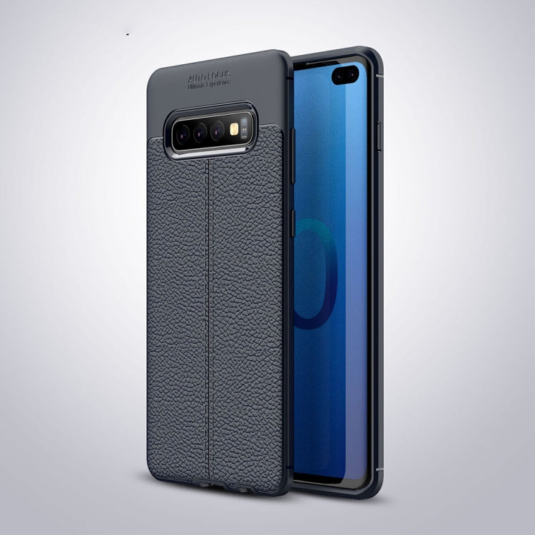 適用於三星蓋樂世 S10+ 皮紋TPU防摔手機保護殼