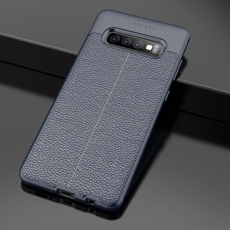 適用於三星蓋樂世 S10+ 皮紋TPU防摔手機保護殼