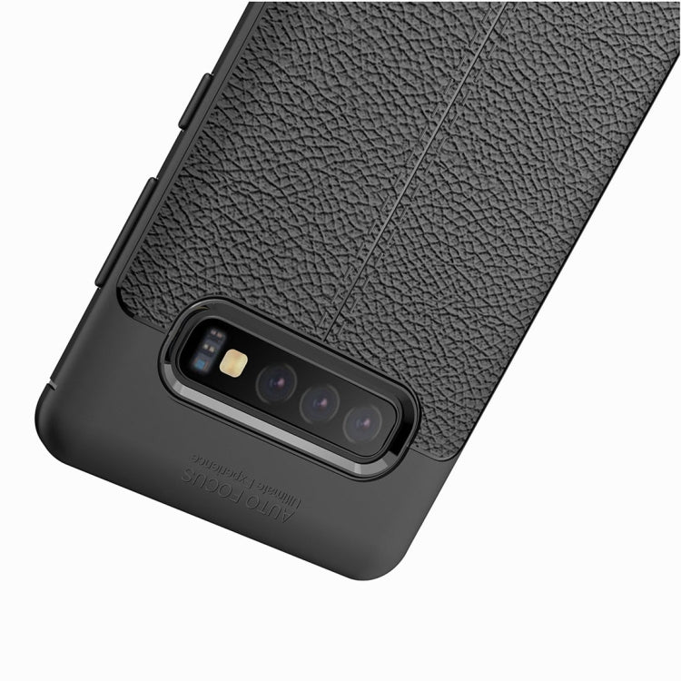 適用於三星蓋樂世 S10+ 皮紋TPU防摔手機保護殼