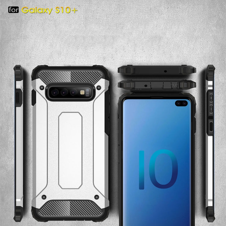 適用於三星 蓋樂世 S10+ 金剛鐵甲TPU+PC組合殼